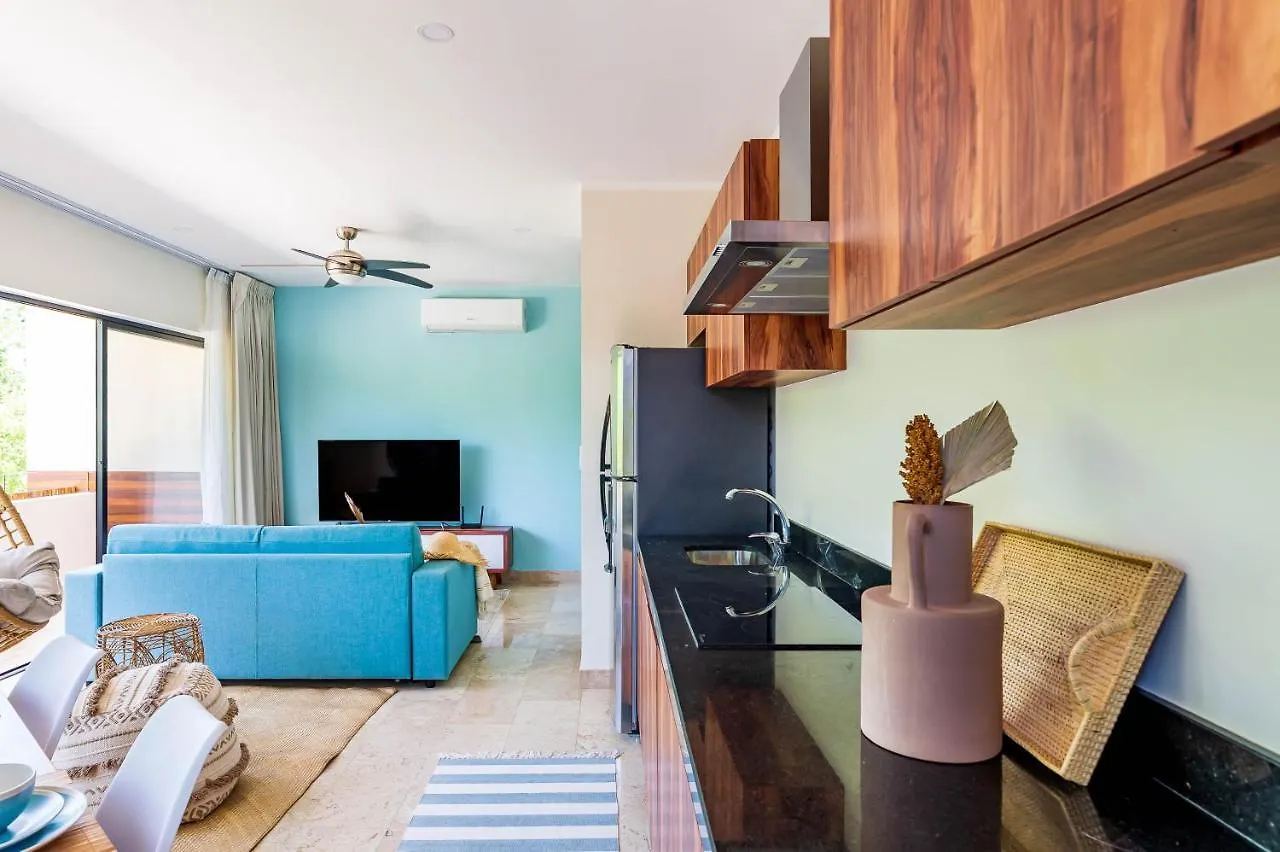Tulum Promo 2Br With Rooftop Pool, Gym And Free Bikes 0*,  Mexico