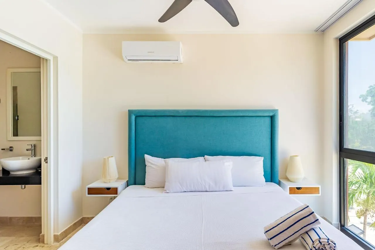 Tulum Promo 2Br With Rooftop Pool, Gym And Free Bikes 0*,